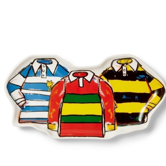 Target x Rowing Blazers Collaboration Rugby Shirts Serving Catchall Tray NWT - Picture 1 of 6